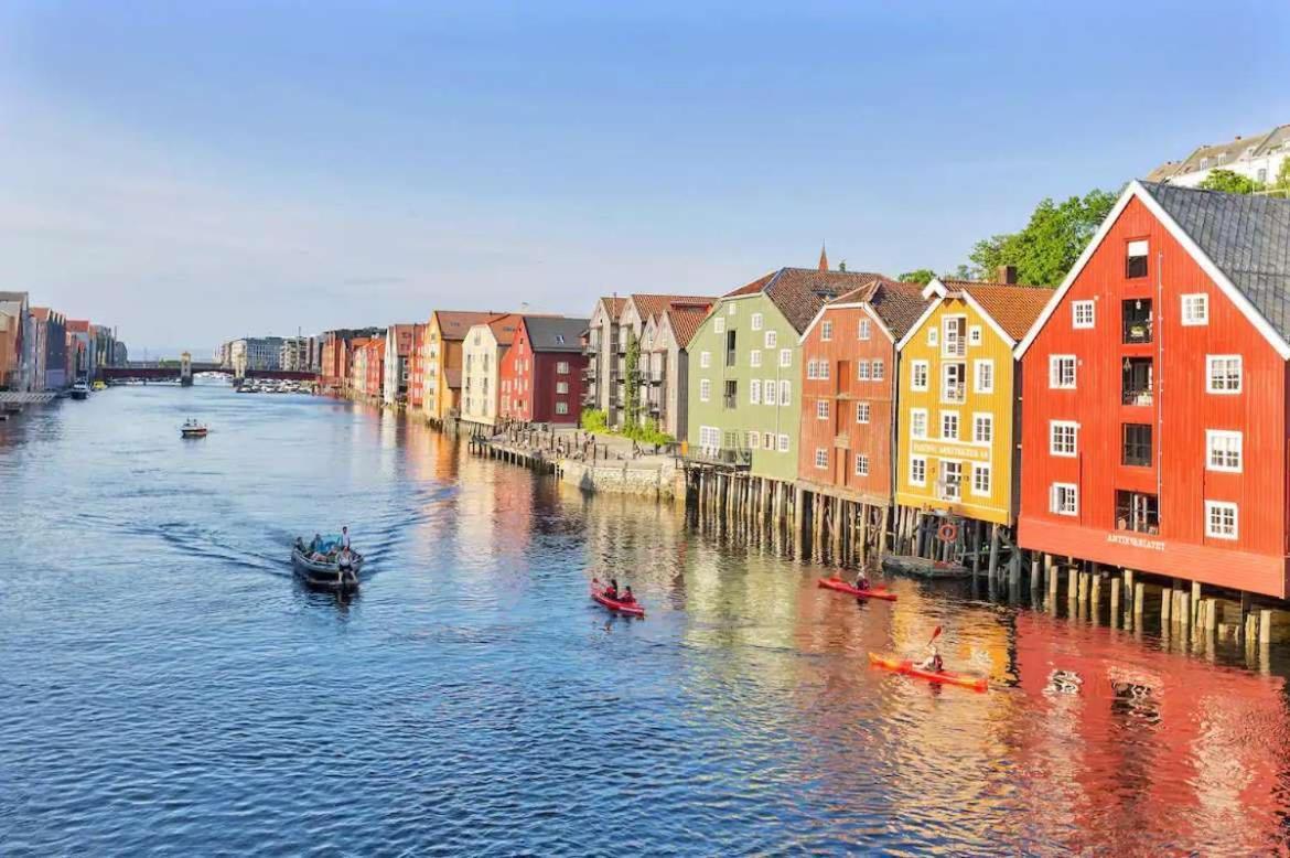 5 Mins To City Center In Bright & Cozy Stay Trondheim Exterior photo